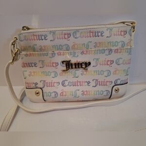 Juicy Couture Spell Out Rainbow Adjustable Strap Purse